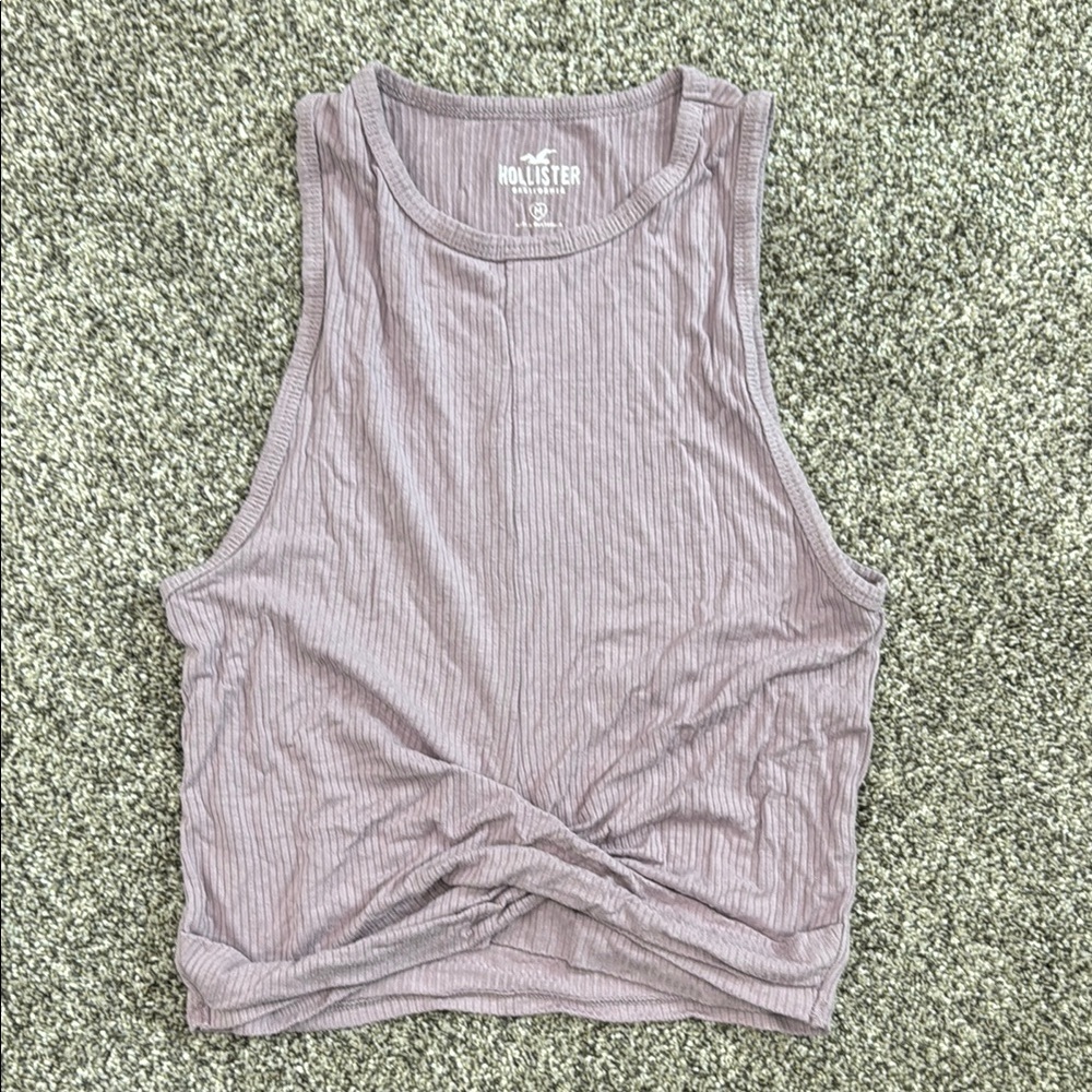 Hollister Light Purple Twisted Tank Top ~ Women’s Size Medium